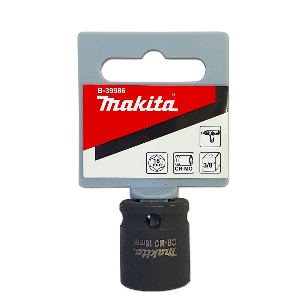 ลูกบล็อก MAKITA B 39986  Impact 3 8 นิ้ว ขนาด 16x28 mm 