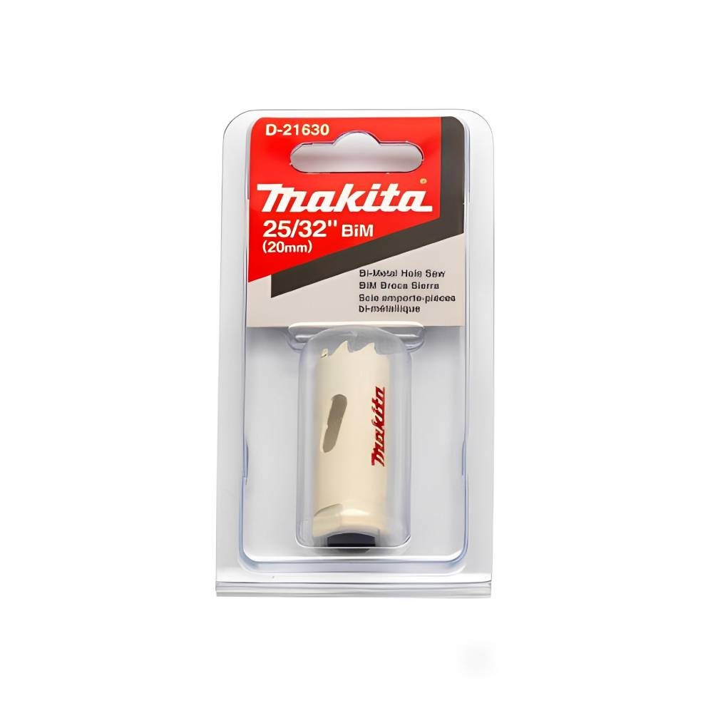 โฮลซอว์ MAKITA D 21630 ขนาด 25 32 นิ้ว  20มม   โฮลซอว์ MAKITA D 21630 ขนาด 25 32 นิ้ว  20มม