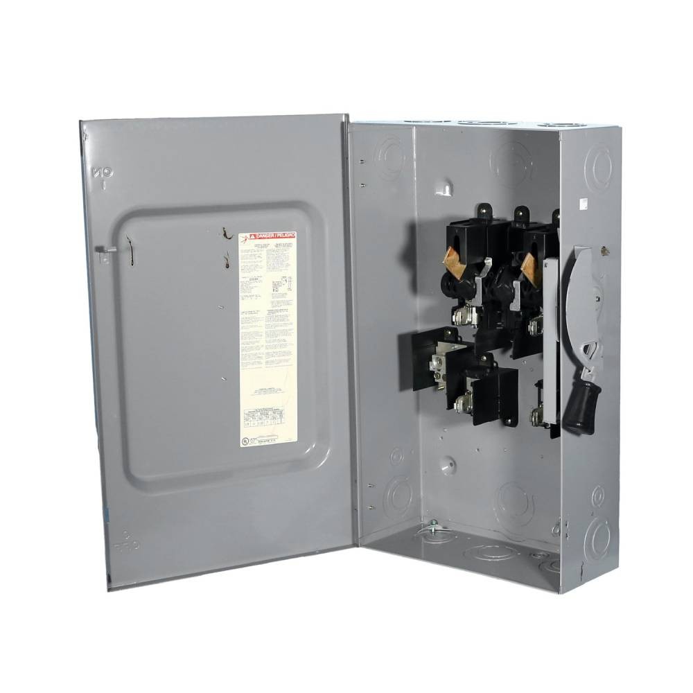 ตู้สแควร์ดี เซฟตี้สวิตช์ SCHNEIDER D224N แบบสามารถติดตั้งฟิวส์  Type 1 200A 240V ตู้สแควร์ดี เซฟตี้สวิตช์ SCHNEIDER D224N แบบสามารถติดตั้งฟิวส์  Type 1 200A 240V