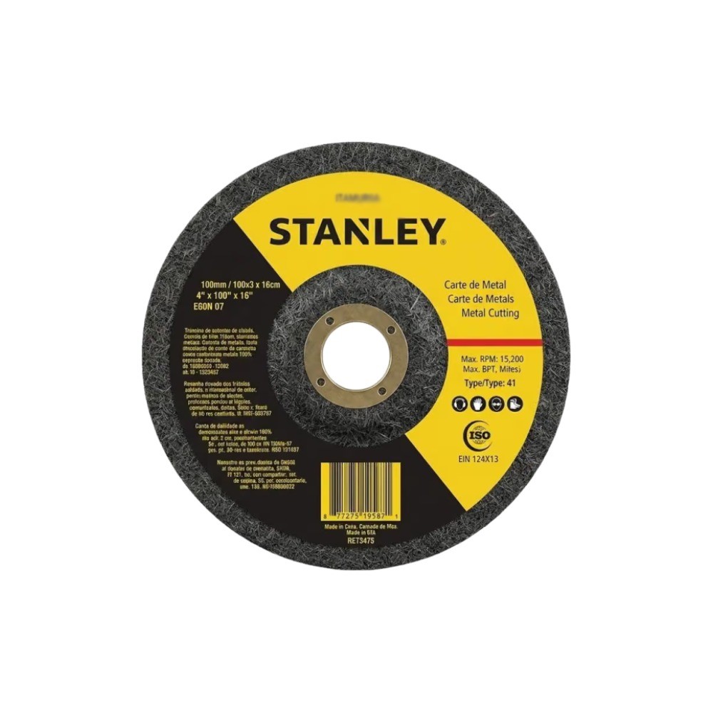 ใบตัดสแตนเลส STANLEY STA4520S 4 นิ้ว 100x3x16 มม 