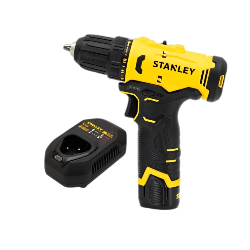 สว่านไขควงไร้สาย STANLEY SCD10D1 B1 12 V max พร้อมแบตเตอรี 1 ก้อน