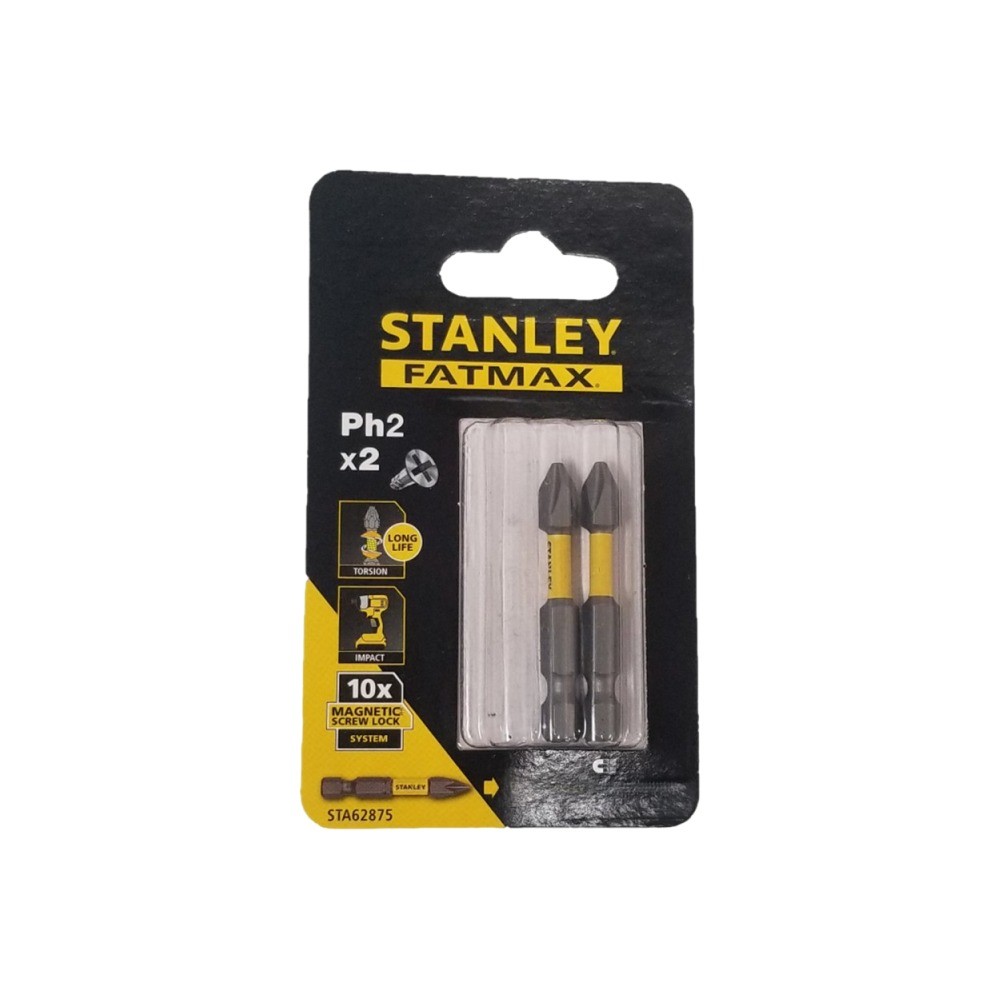 ดอกไขควง PH2 STANLEY STA62875 XJ ขนาด 50 มม 