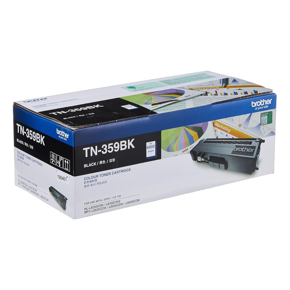 ตลับหมึกโทนเนอร์ Brother TN 359BK สีดำ รองรับ 6 000 แผ่น