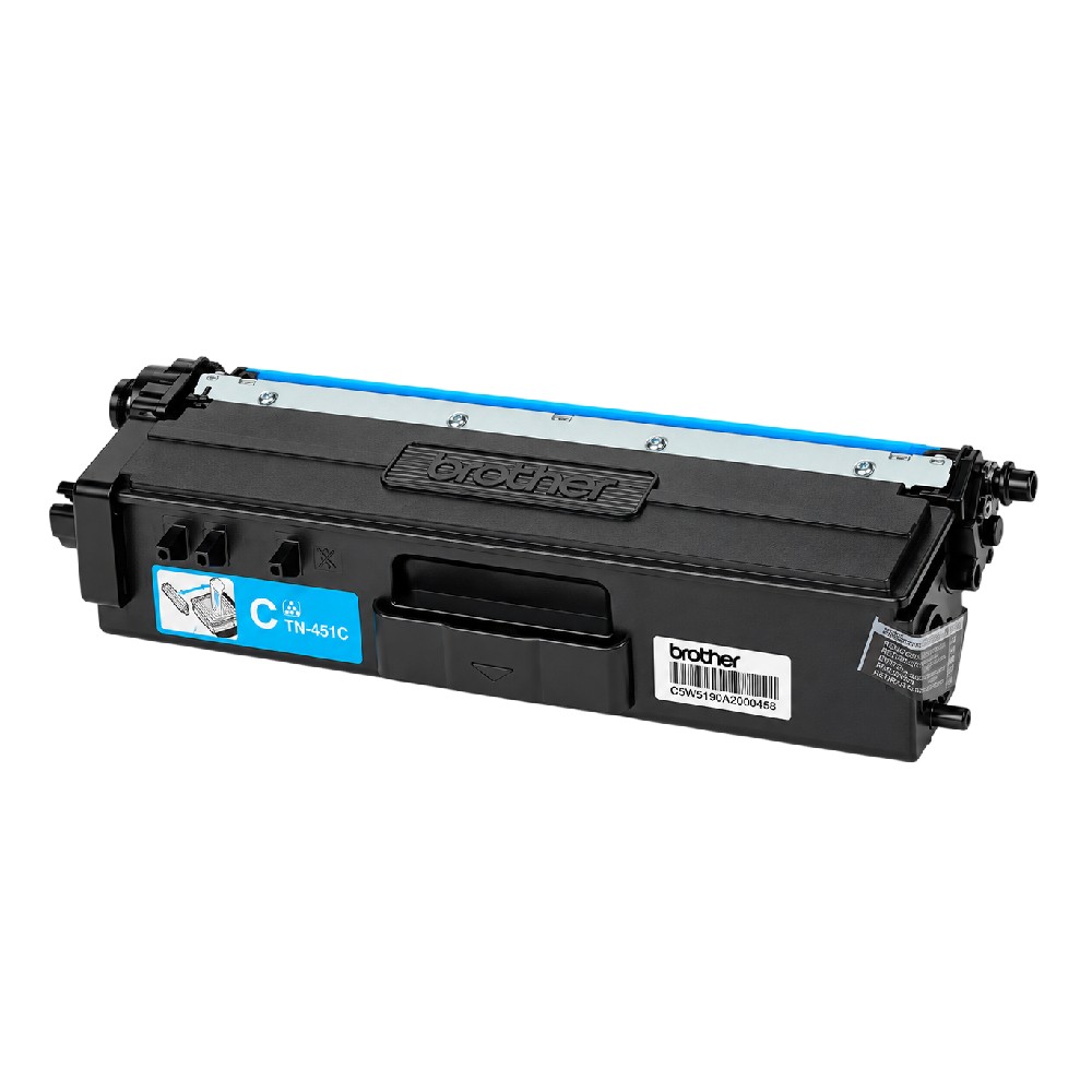 ตลับผงหมึก Brother TN 451C โทนเนอร์ สีฟ้า รองรับ 1 800 แผ่น