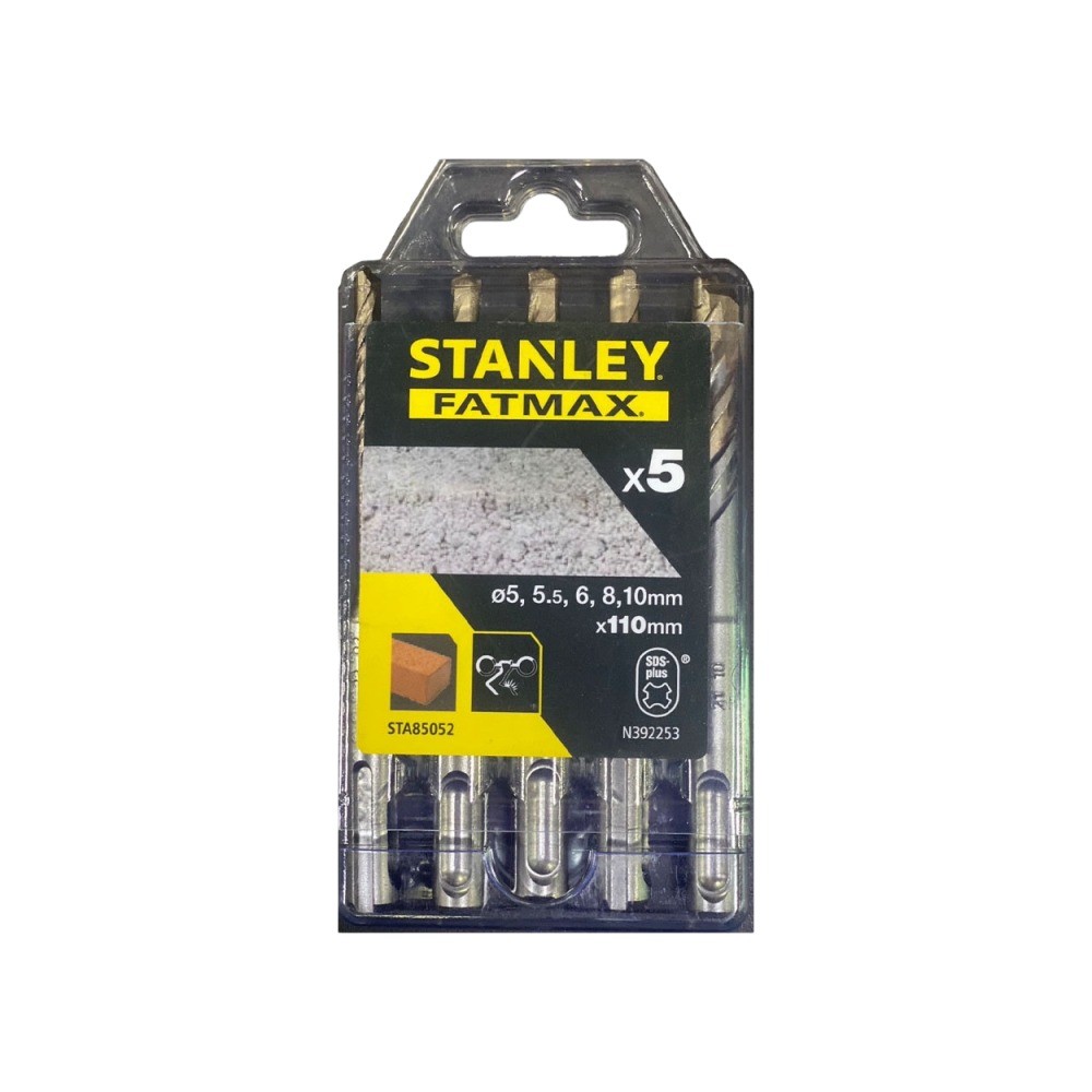 ชุดดอก SDS plus FatMax STANLEY STA85052 XJ ขนาด 5  5 5  6  8  10 มม 