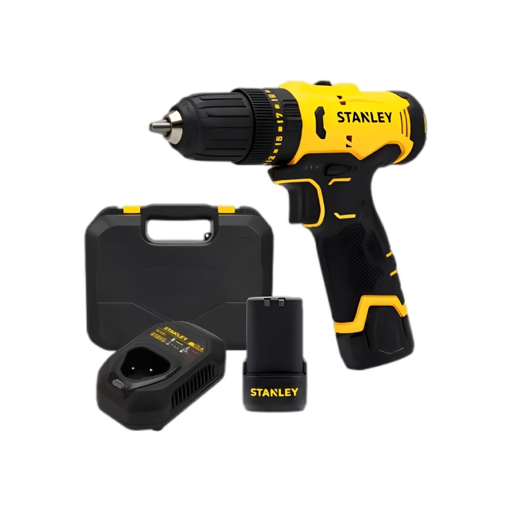 ชุดสว่านกระแทกไร้สาย STANLEY SCH10D2K B1 12 V Max 2 แบตเตอรี   1 แท่นชาร์ต