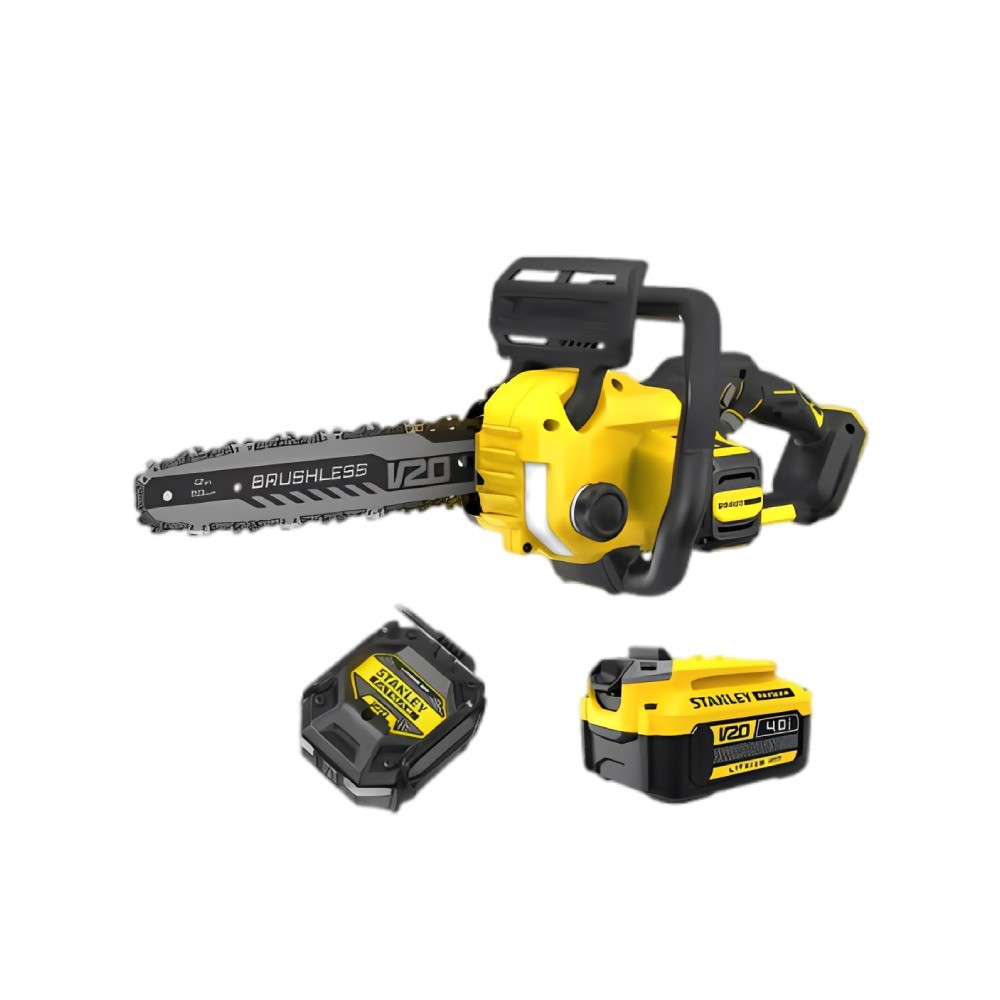 เลื่อยโซ่ STANLEY SBCS730M1 B1 ขนาด 30 ซม   พร้อมแบตเตอรี่ 4Ah และ แท่นชาร์จ