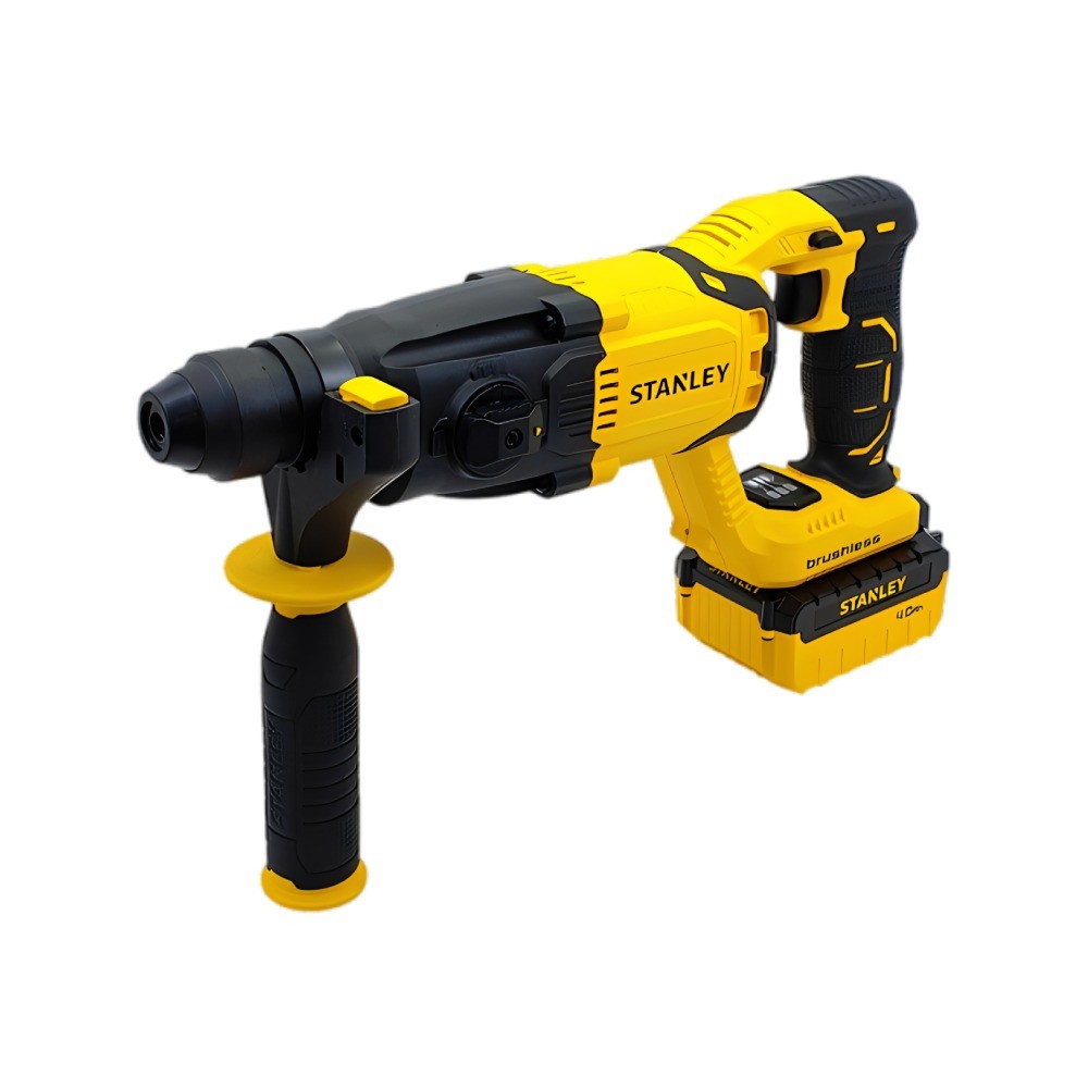 Stanleyสว่านโรตารี่ไร้สาย ไร้แปรงถ่าน 18 โวลท์Li ion SDS plus STANLEY SBR20M2K B1 20 มม 3โหมด 2 200 รอบ นาที
