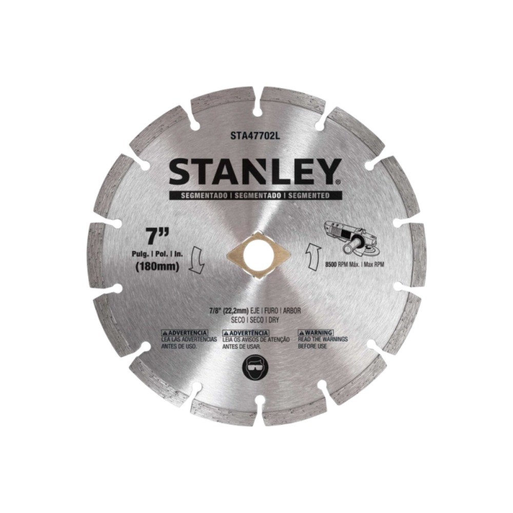 ใบเพชรตัดปูน STANLEY STA47702L ขนาด 7 นิ้ว x 0 080 x 7 มม  x 20 มม  Segmented