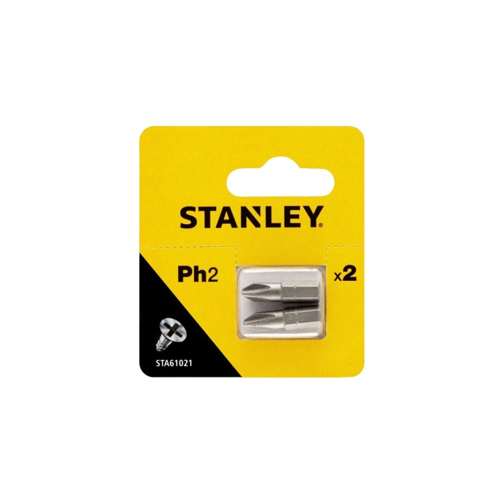 ดอกไขควง PH2 STANLEY STA61021 XJ ขนาด 25 มม 
