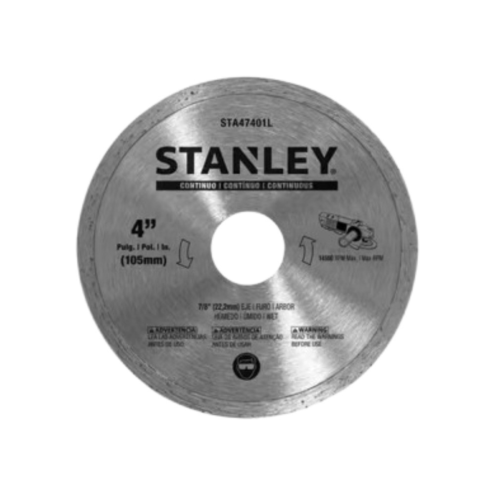 ใบเพชรตัดปูน STANLEY STA47401L ขนาด 4 นิ้ว x 0 080 x 5 มม  x 20 มม  Continuous