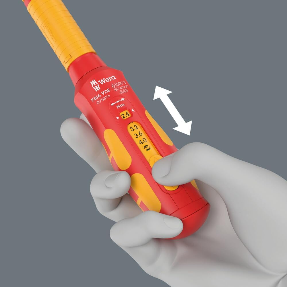 ชุดไขควง Wera Kraftform Kraftform Kompakt VDE Safe Torque Speed ​​Basic 2 05006635001 ชุด 11 ชิ้น