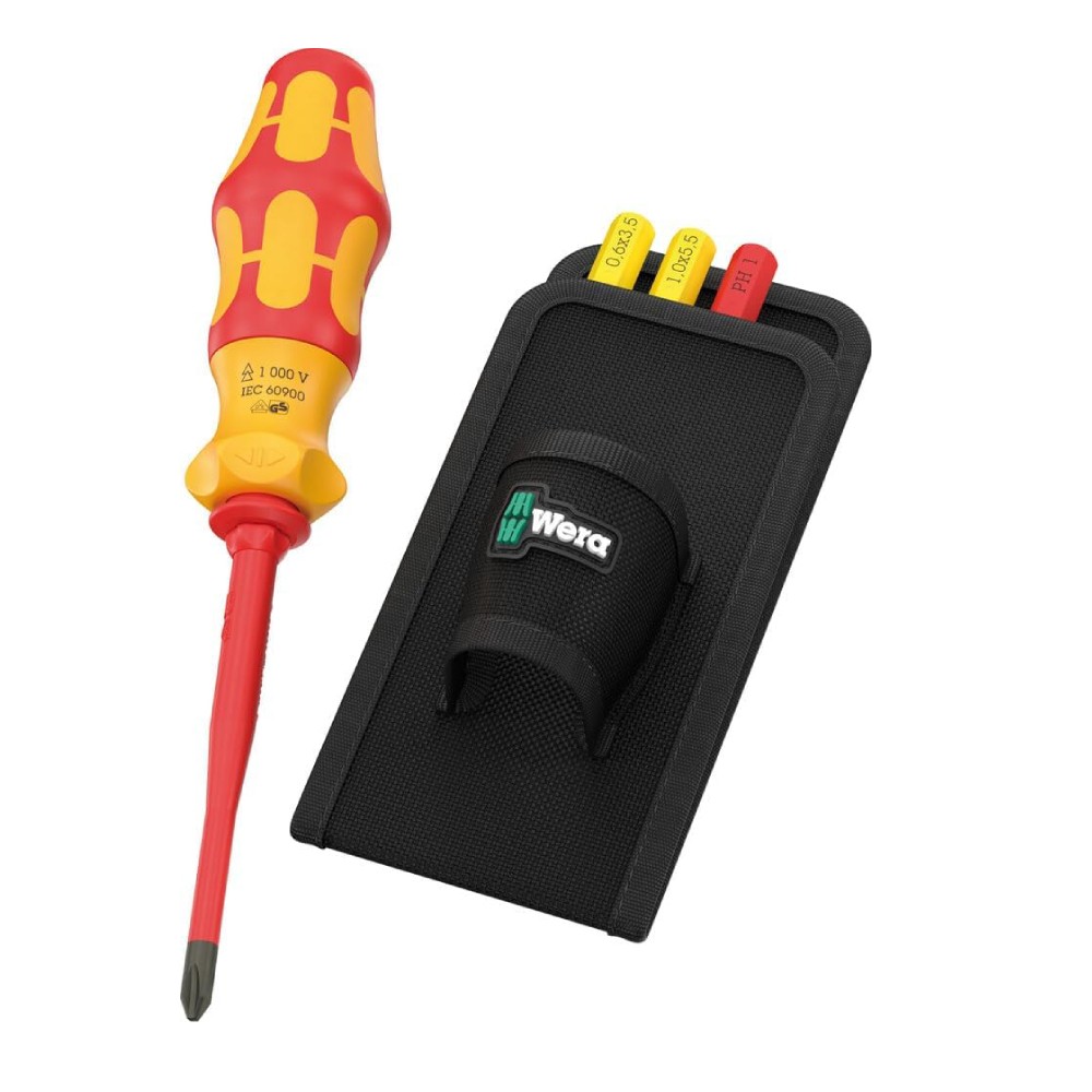 ชุดไขควง Wera Kraftform Kompakt VDE GO RA 2 05006621001 ชุด 5 ชิ้น