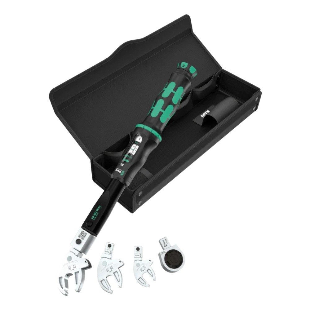 ประแจปอนด์ Wera 9558 Torque set for pipe fittings  10 50 Nm 05136062001  5 ชิ้น 