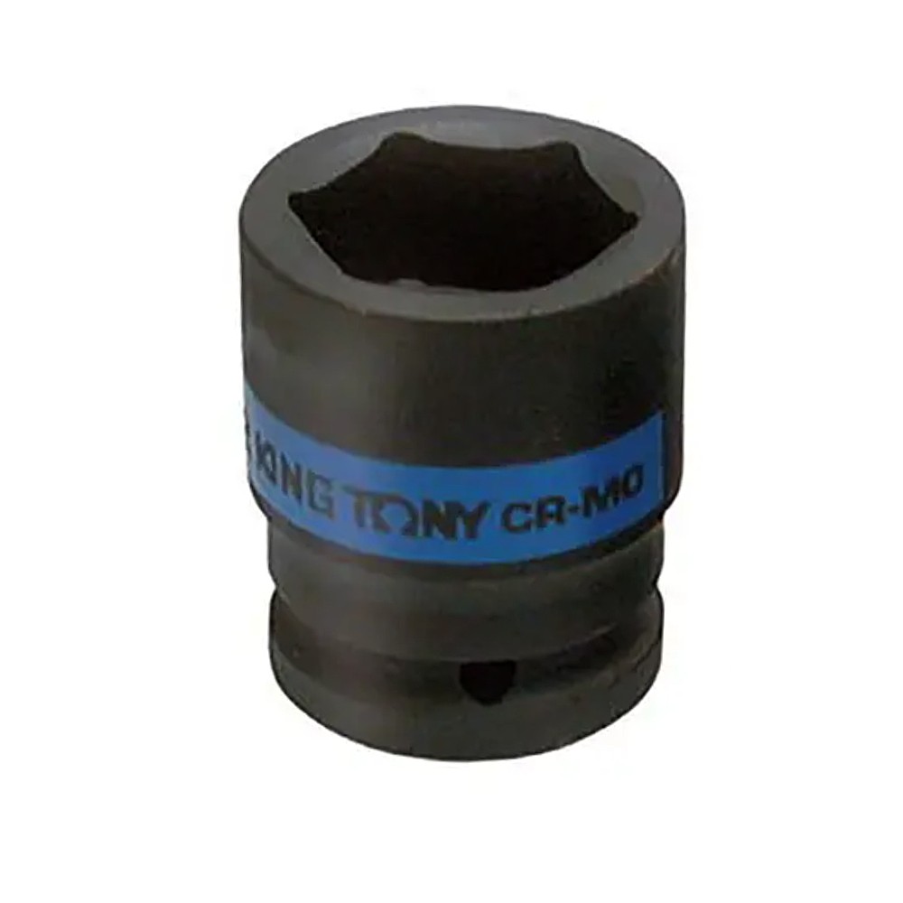 ลูกบ๊อกลม สั้น KINGTONY 651530M รู 3 4 นิ้ว 6P เบอร์ 30 สีดำ