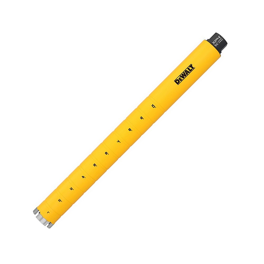 ดอกเจาะคอนกรีตคอร์บิท ดอกเจาะเพชรคอร์ริ่ง DEWALT DW55010 ขนาด 1 1 2x14 นิ้ว ใช้สำหรับงานเจาะคอนกรีตเสริมเหล็ก