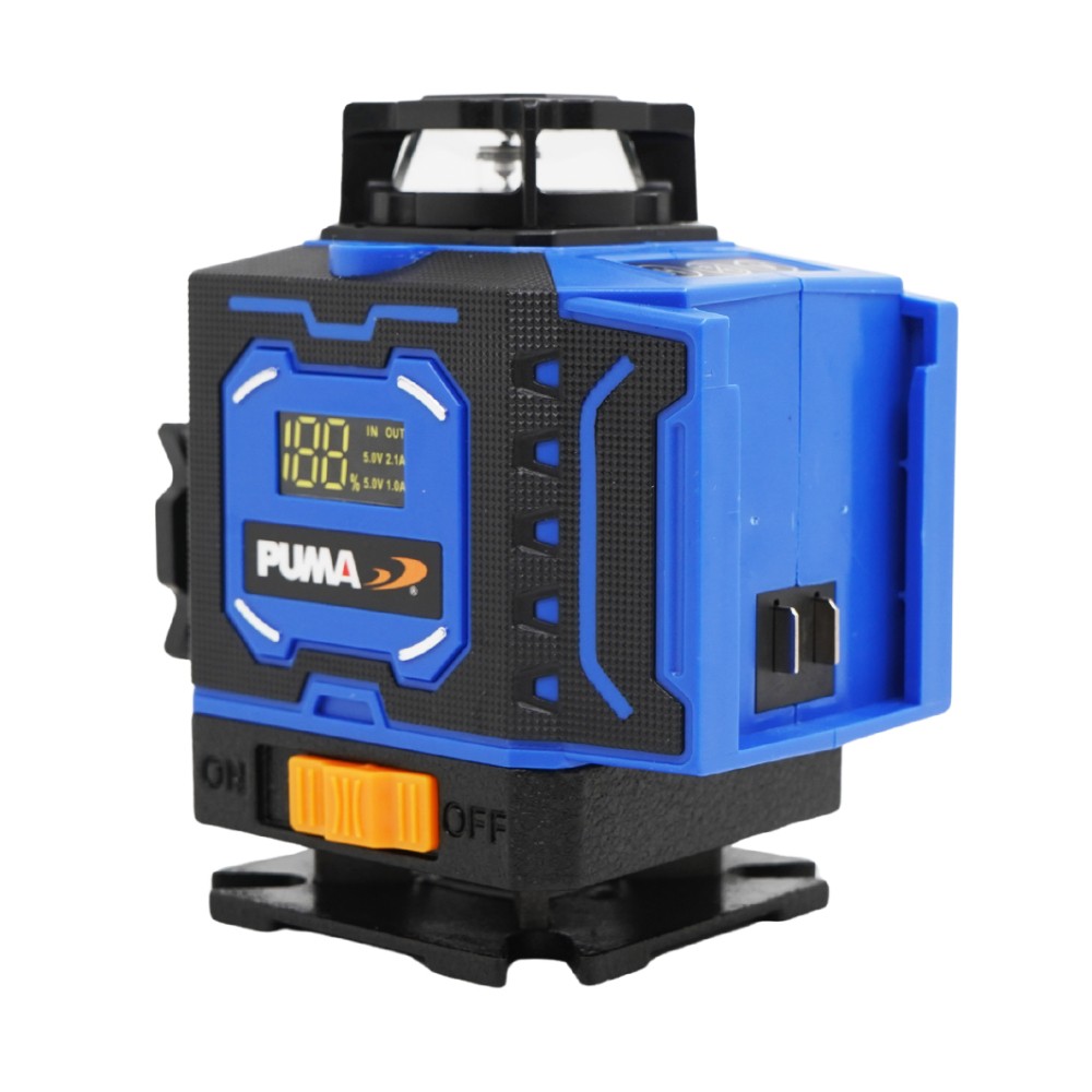 เลเซอร์วัดระดับ PUMA PM 16LSGT2 แบบ 16 เส้น แสงสีเขียว ระยะการทำงาน 30 เมตร