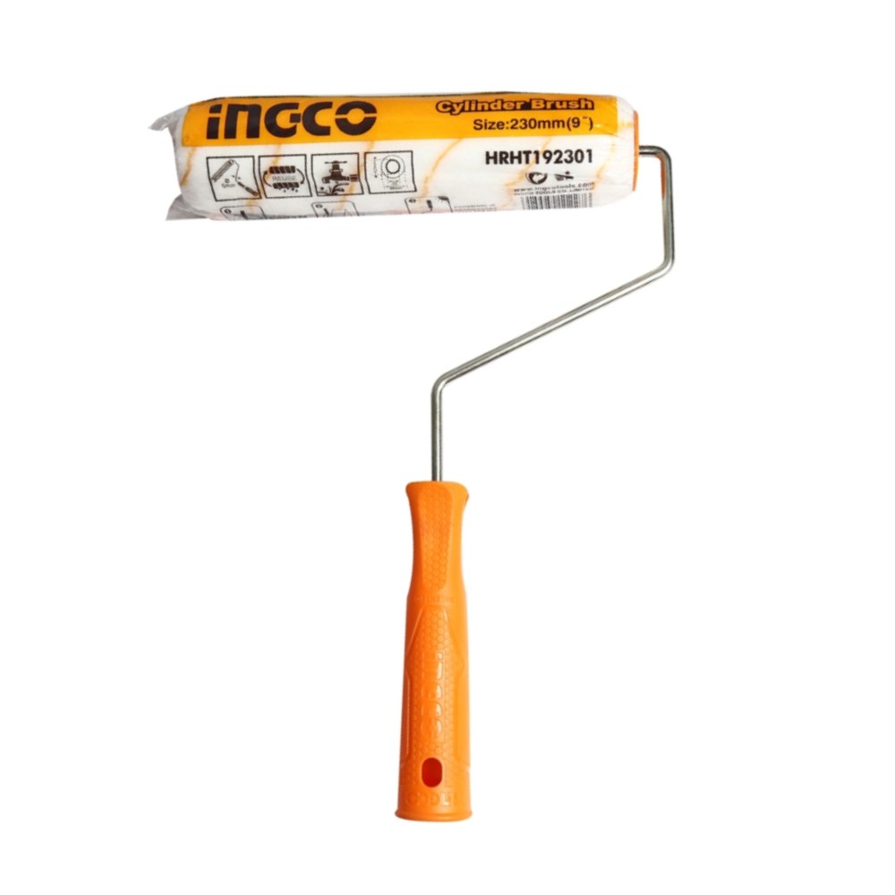ลูกกลิ้งทาสีน้ำ INGCO HRHT192301 ด้ามพลาสติก ขนาด 9 นิ้ว