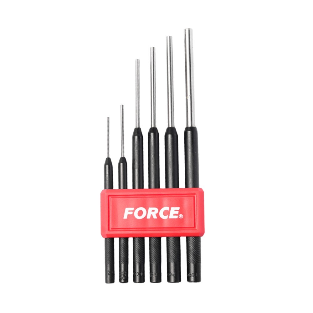 ชุดเหล็กตอก FORCE F131 50613 จำนวน 6 ชิ้น หัวกลม