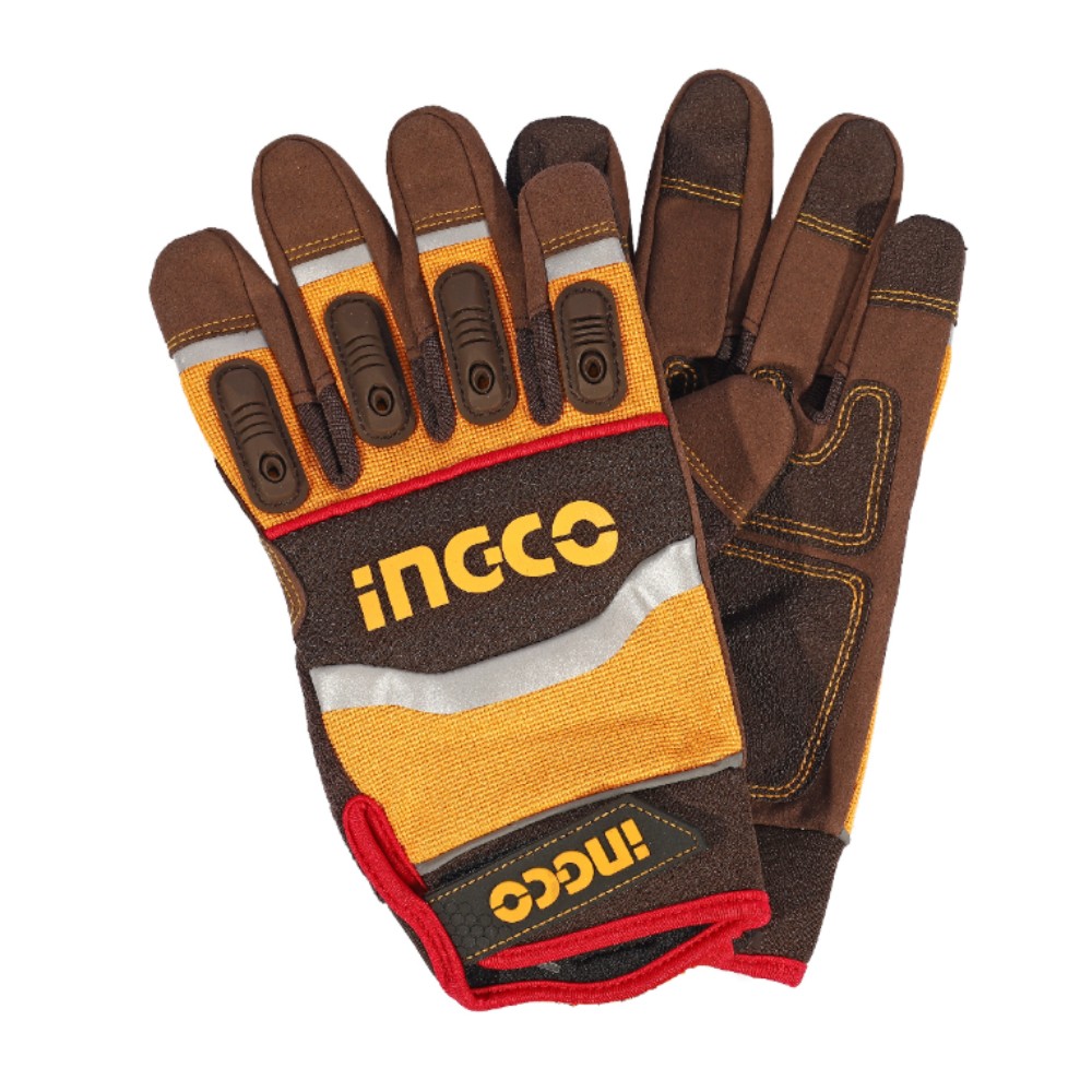 ถุงมือช่างไมโครไฟเบอร์ INGCO HGMG62 XL ไซส์ XL