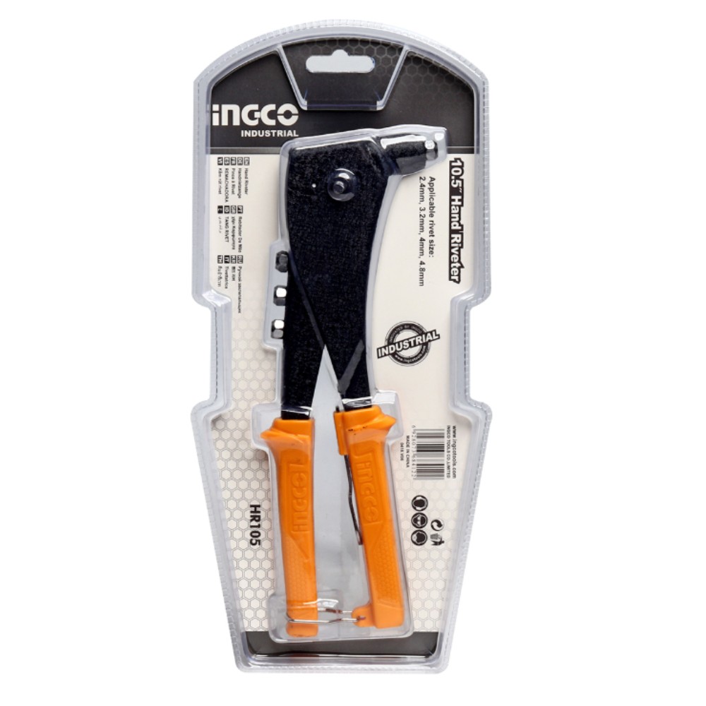 คีมย้ำรีเวทอลูมิเนียม INGCO HR105 ขนาด 10 5 นิ้ว