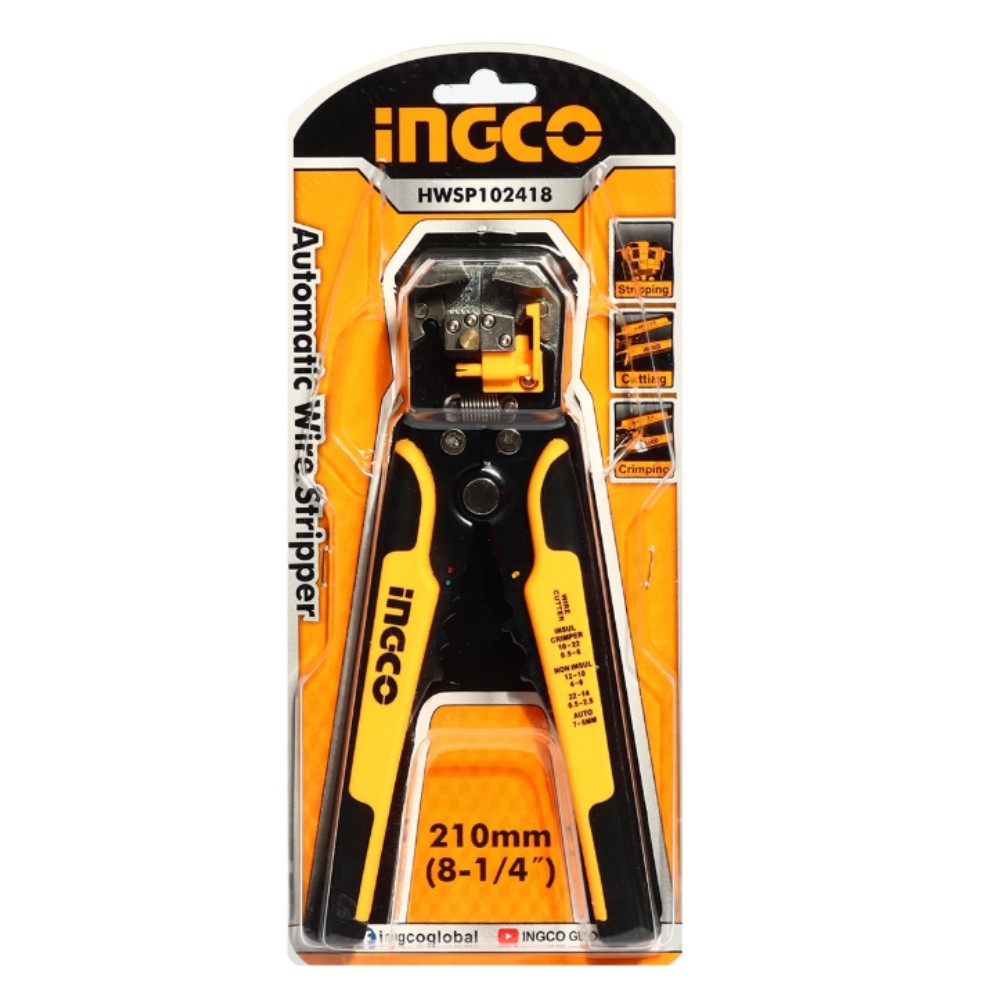 คีมปอกสายไฟอัตโนมัติ 3 in 1 INGCO HWSP102418