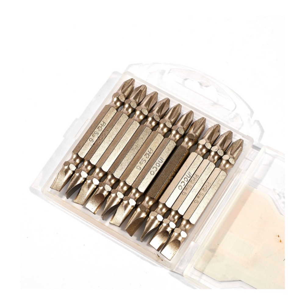 ดอกไขควงหัวสลับ INGCO SDB21HL133 ขนาด PH2 x 65 มม   10 ชิ้น 