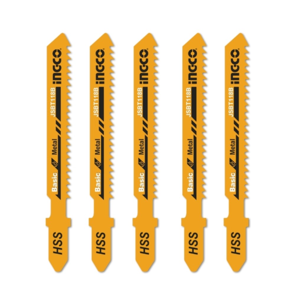 ใบเลื่อยจิ๊กซอว์ INGCO JSBT118B ขนาด 50 มม   5 ใบ 