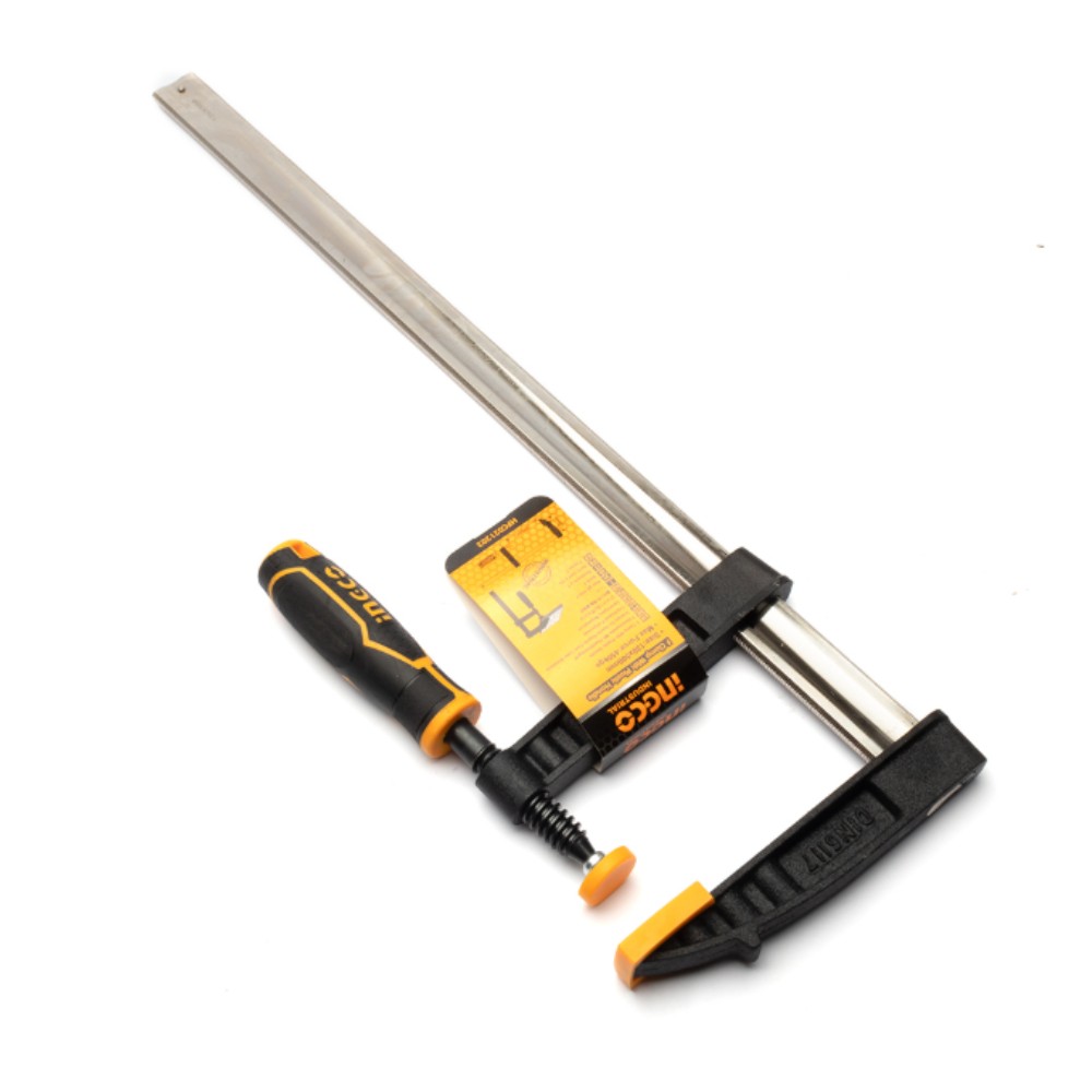 ปากกาจับชิ้นงานตัวเอฟ INGCO HFC021202 ขนาด 120 x 500 มม 