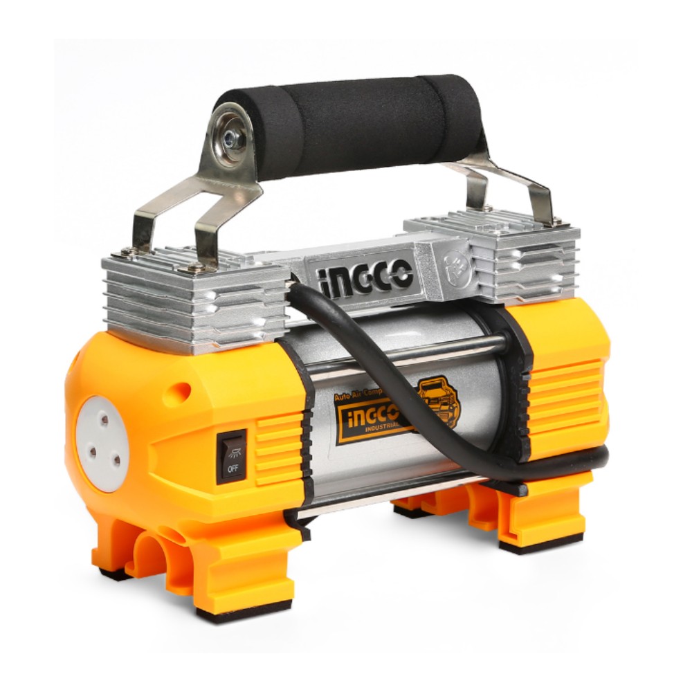 ปั๊มลมมินิ INGCO AAC2508 12V แรงดันลมสูงสุด 120 PSI
