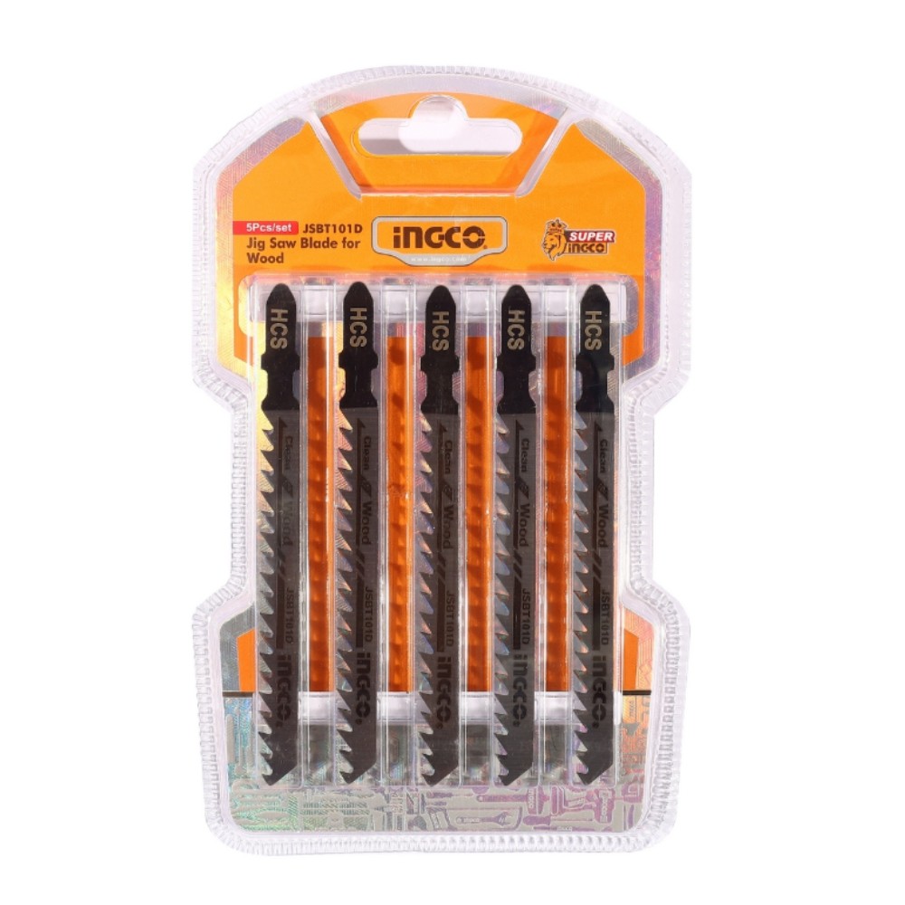 ชุดใบเลื่อยจิ๊กซอว์ INGCO JSBT101D ขนาด 74 มม   5 ชิ้น 
