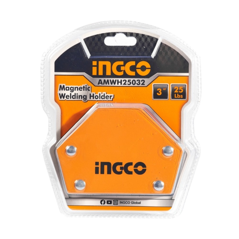 แม่เหล็กจับฉากหกเหลี่ยม INGCO AMWH25032 ขนาด 3 นิ้ว