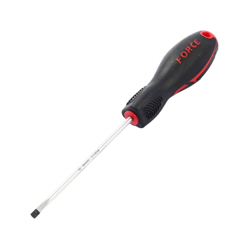 ไขควงปากแบนก้านกลม FORCE F131 71304B เบอร์ 4