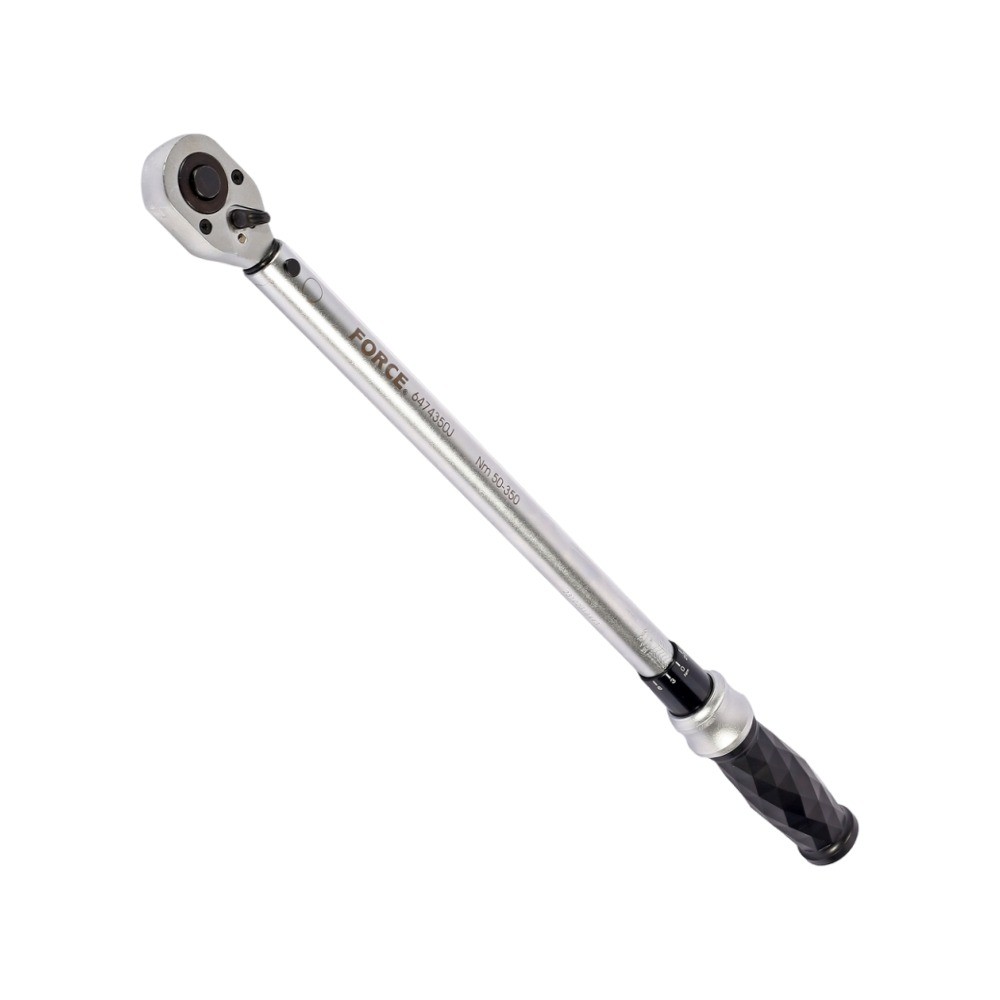 ประแจทอร์ค FORCE F131 6474350J ขนาด 1 2 นิ้ว ช่วงแรงบิด 50–350 Nm ด้ามดำ
