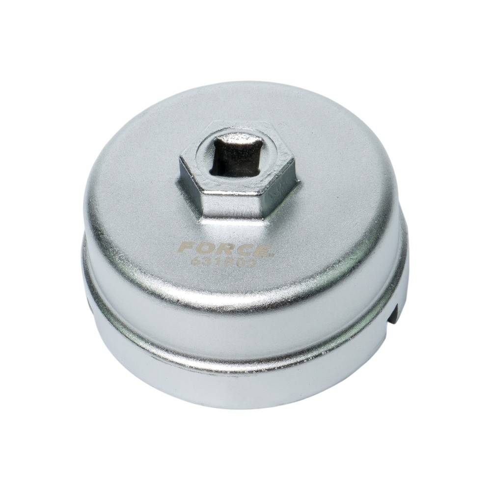 ฝาถอดกรอง 3 หยัก FORCE F131 631B02 ขนาด 3 8 นิ้ว 14PT เส้นผ่านศูนย์กลาง 64 5 มม 