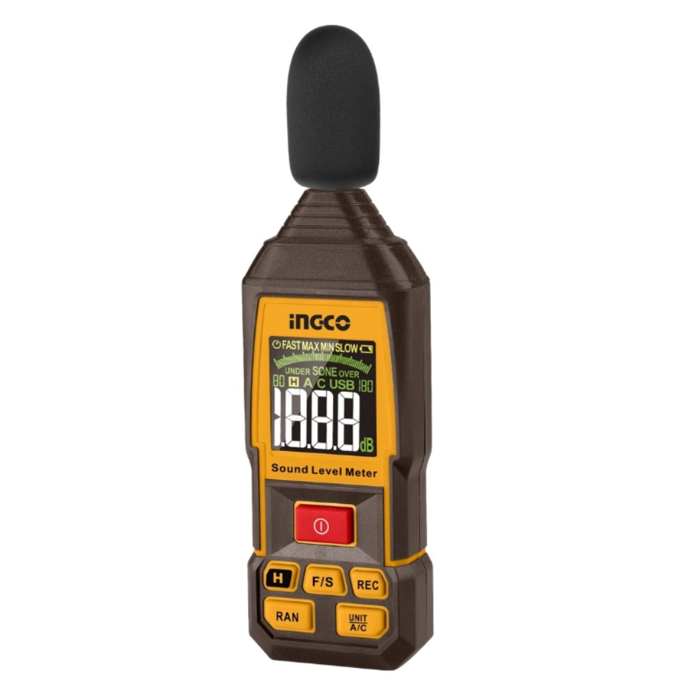 เครื่องวัดระดับเสียงดิจิตอล INGCO HETSL031 ระดับเสียง 30 130 dB