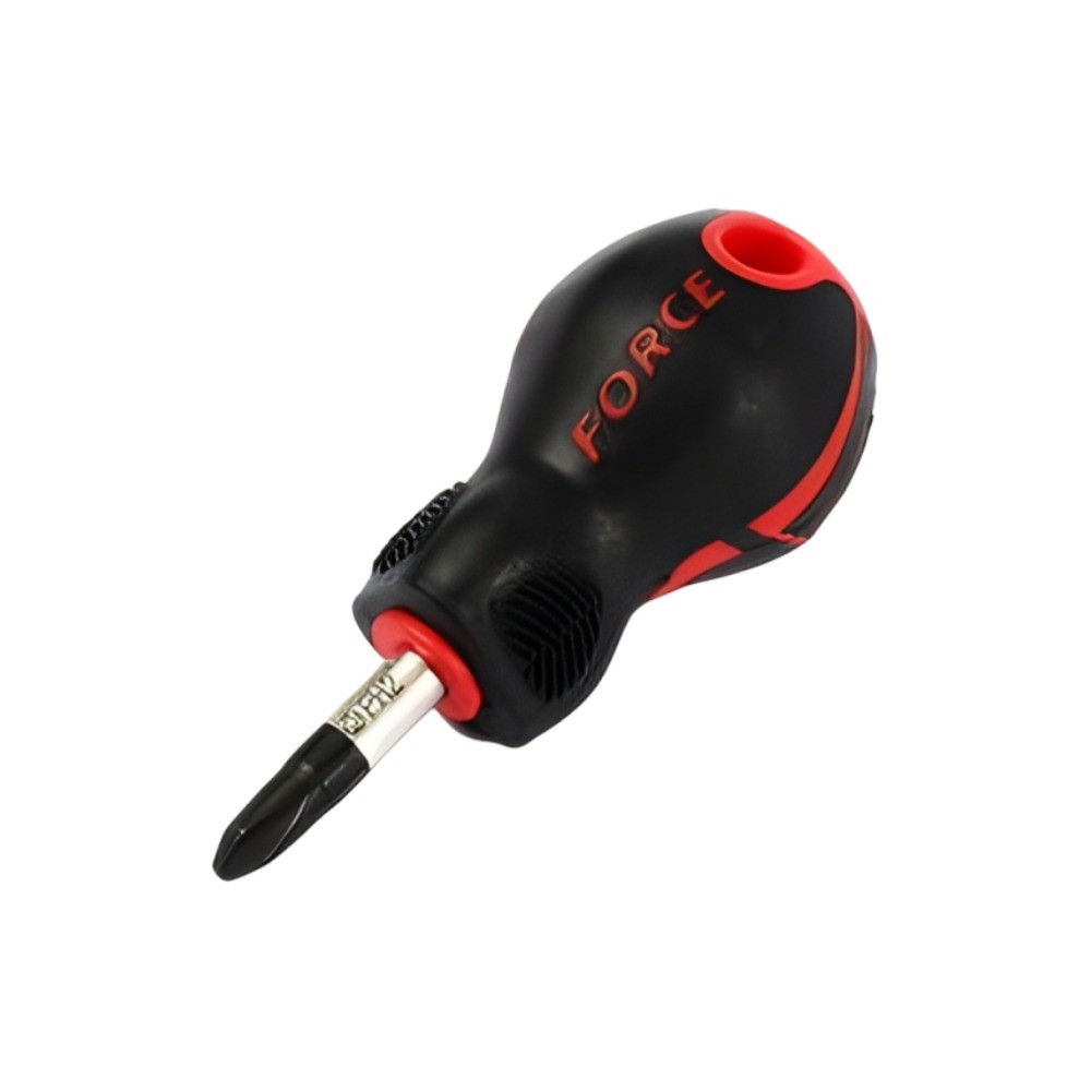 ไขควงปากแฉกหัวโต ก้านกลม FORCE F131 7112BS เบอร์ PH2