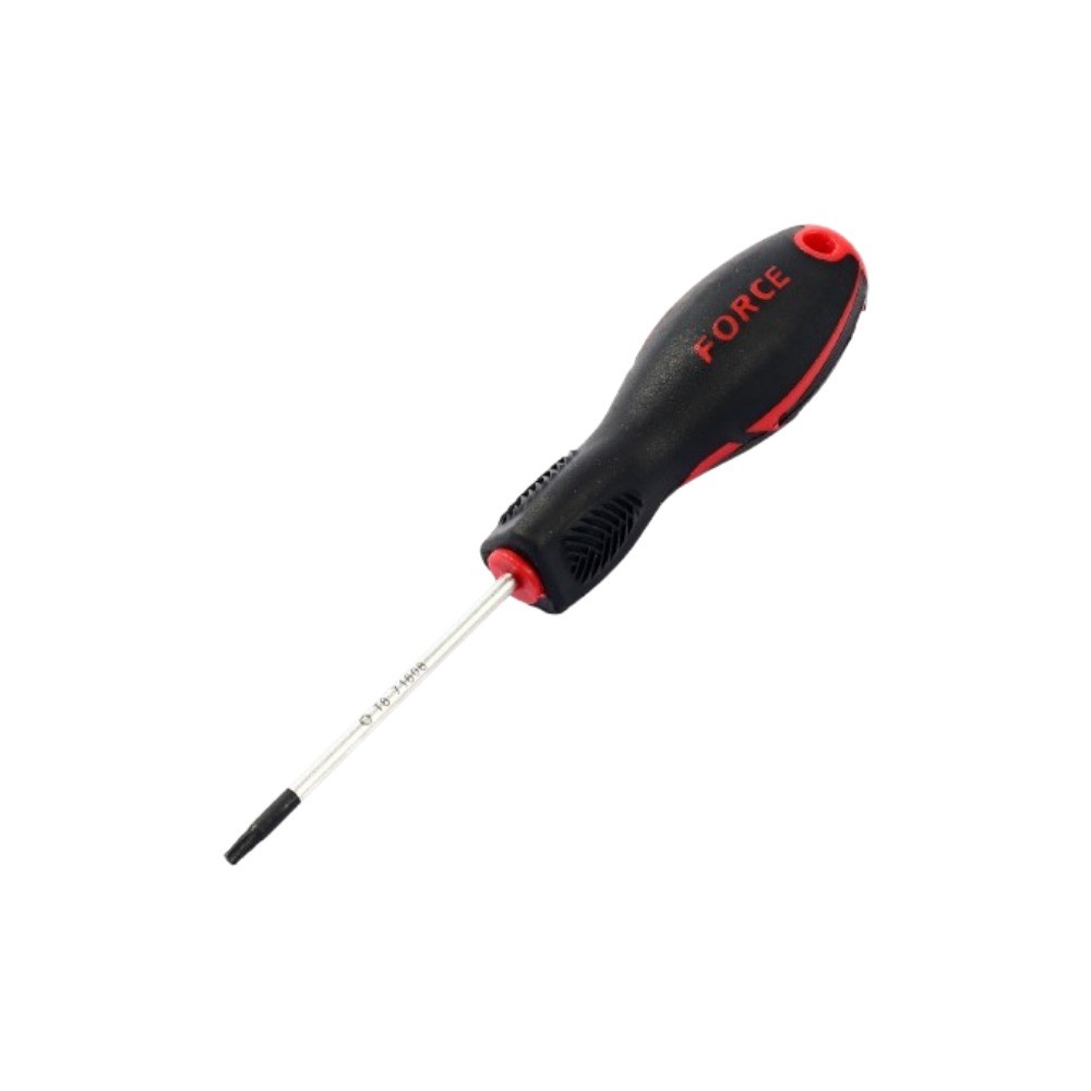 ไขควงปากจีบด้ามหุ้มยาง FORCE F131 71608B เบอร์ T8