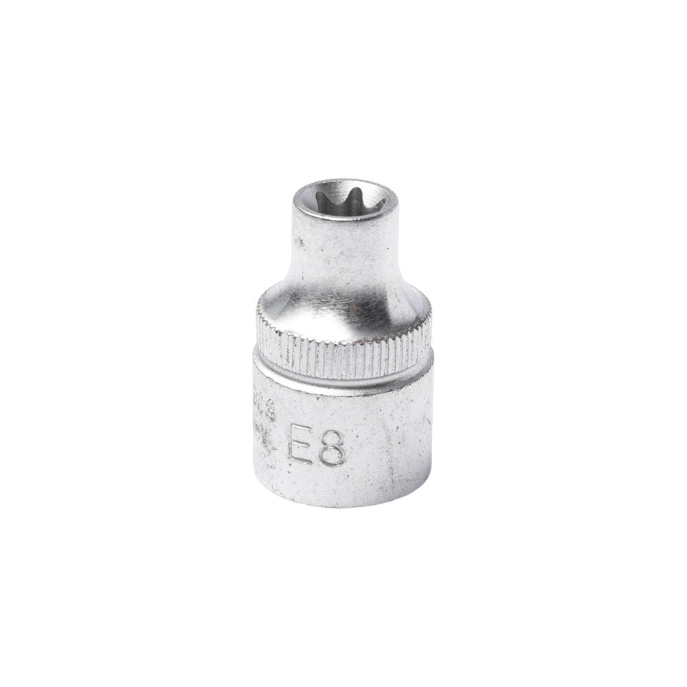 ลูกบ็อกซ์สั้นหัวจีบ FORCE F131 53608 ขนาด 3 8 นิ้ว เบอร์ E8