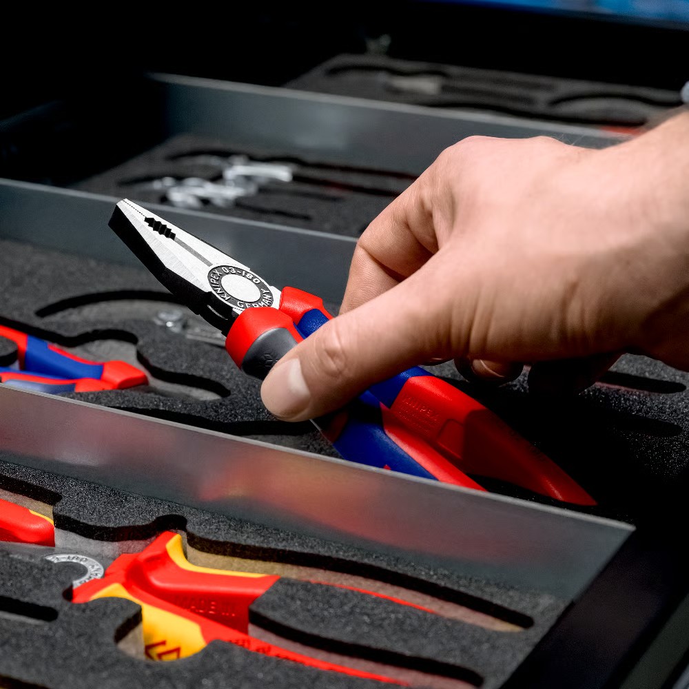 ชุดคีมประแจ KNIPEX Pliers Wrench 00 20 01 V24 พร้อมถาดโฟม  5 ชิ้น 