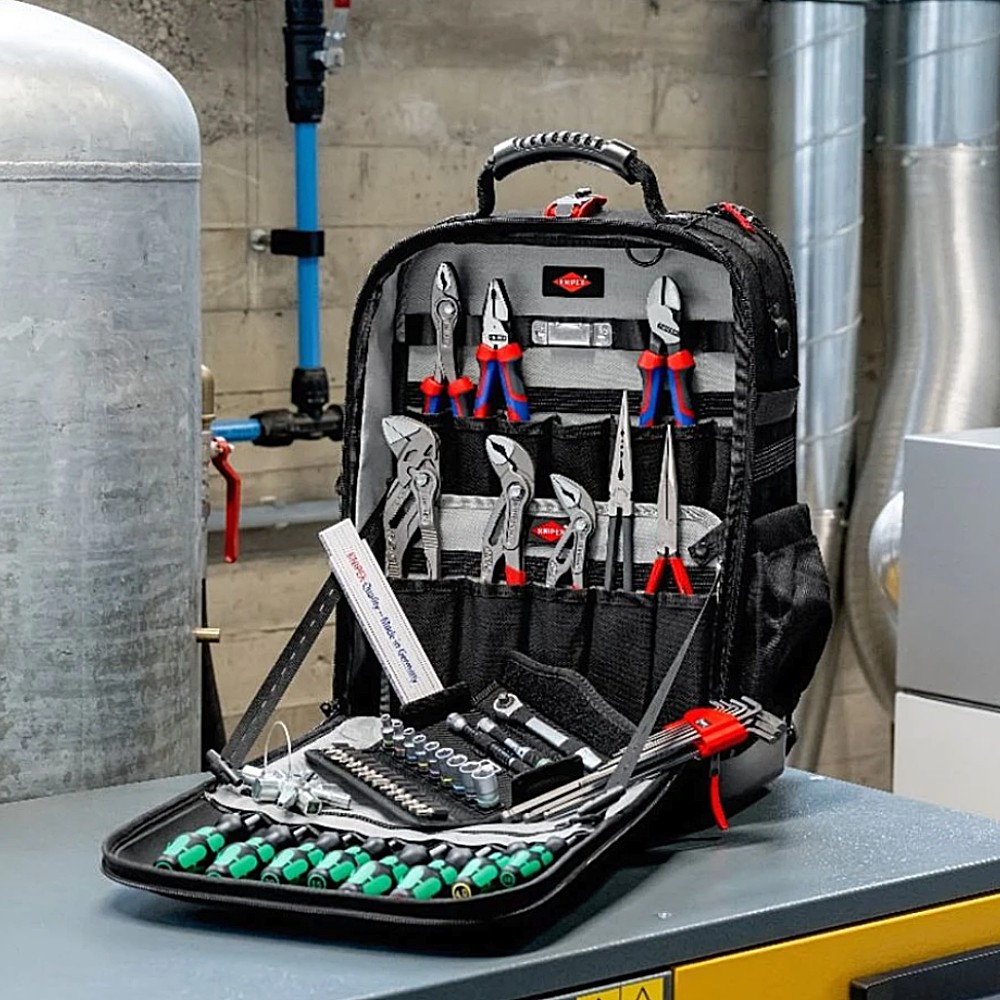 กระเป๋าเป้ Knipex Modular X18 Mechanics Tool Backpack 00 21 50 M  56 ชิ้น 