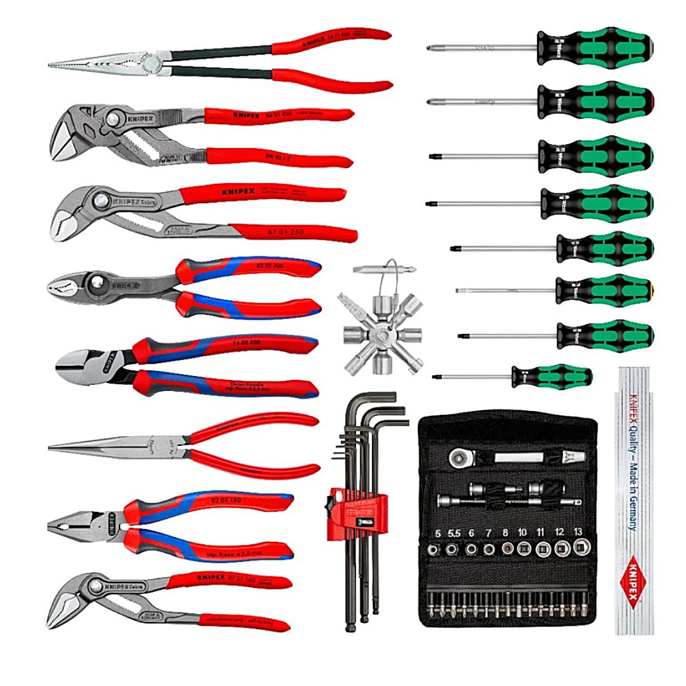 กระเป๋าเป้ Knipex Modular X18 Mechanics Tool Backpack 00 21 50 M  56 ชิ้น 