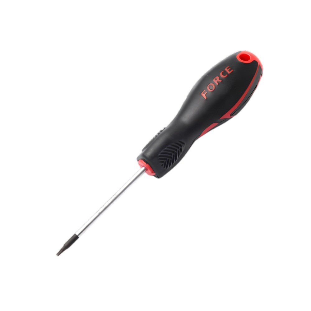 ไขควงหัวจีบด้ามหุ้มยาง FORCE F131 71606B เบอร์ T6