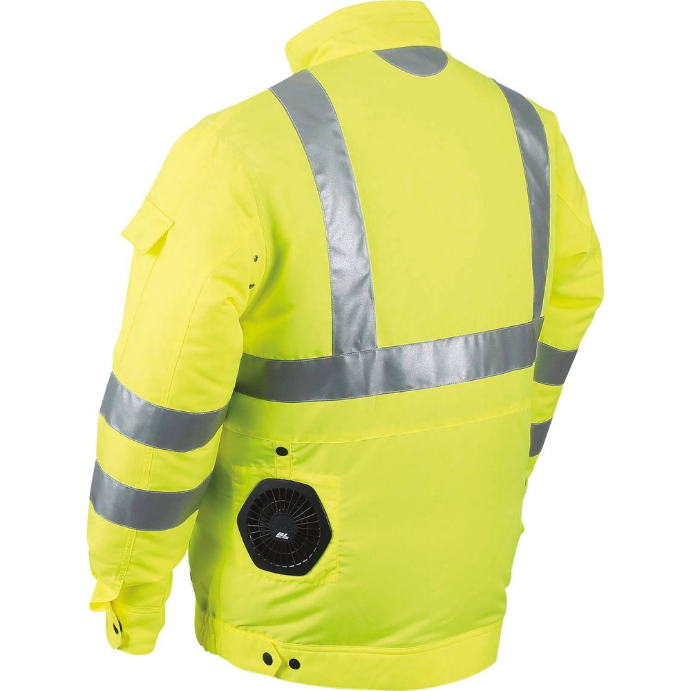 เสื้อพัดลม ไร้สาย MAKITA DFJ214ZXL SIZE XL (กันน้ำ กันไฟฟ้าสถิตย์) Cordless fan jacket (waterproof, anti-static)