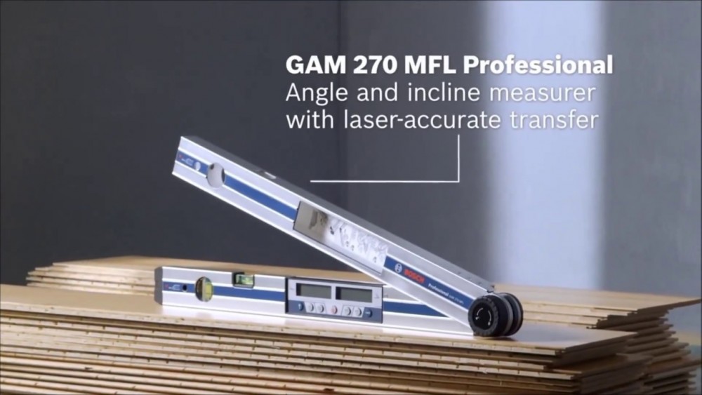 ไม้วัดมุมแบบดิจิตอล BOSCH GAM 270 MFL ยาว 24 นิ้ว Digital protractor 