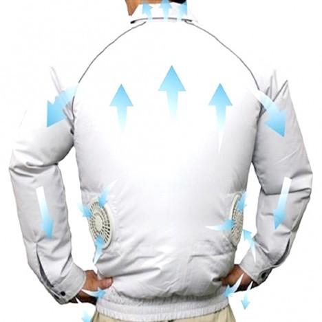 เสื้อพัดลม MAKITA DFJ410ZM SIZE M (กันแสงรังสี UV และ IR)  Fan Jacket 