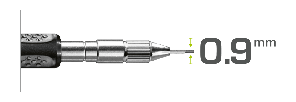 ไส้ดินสอ PICA DRY Graphite lead 7030/SB HB ขนาด 0.9 mm.