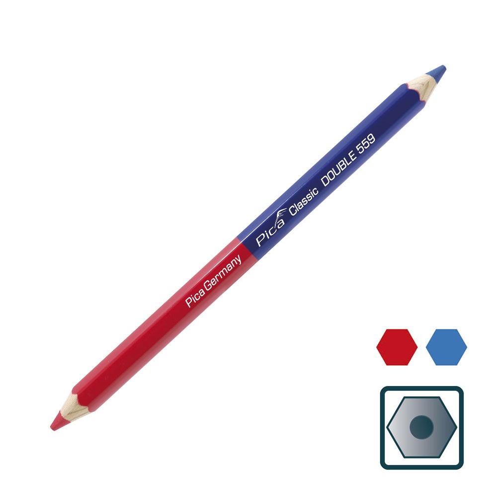 ดินสอเขียนงาน 2 สี PICA Classic DOUBLE 559