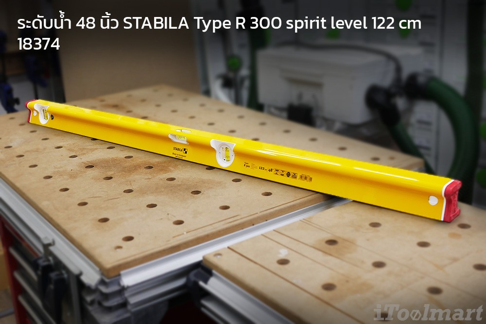 ระดับน้ำ 48 นิ้ว STABILA Type R 300 spirit level 122 cm 18374