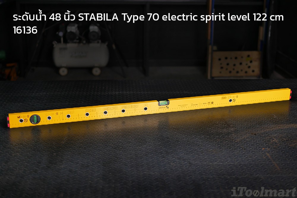 ระดับน้ำ 48 นิ้ว STABILA Type 70 electric spirit level 122 cm 16136